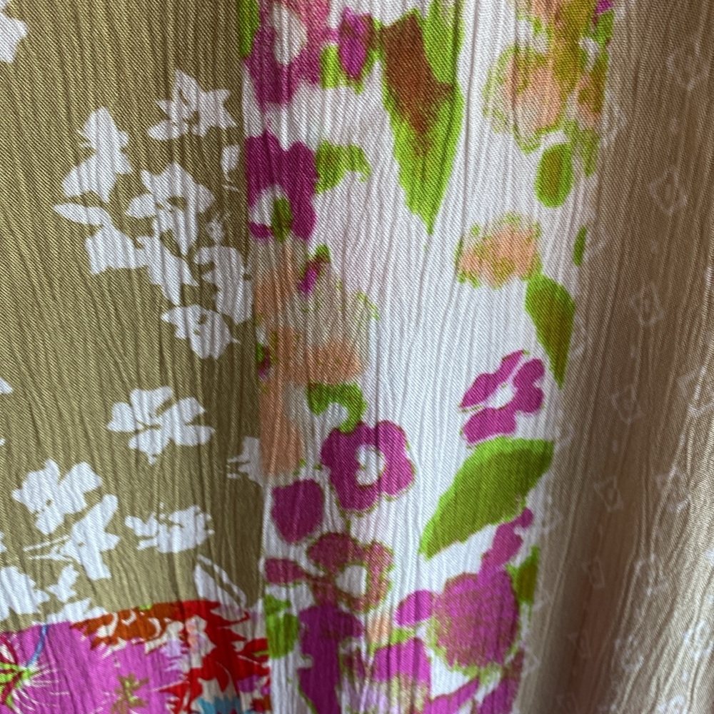 SAACHI NWT Embroidered Floral Print Maxi CoverUp  Kaftan Duster O/S - Picture 11 of 15